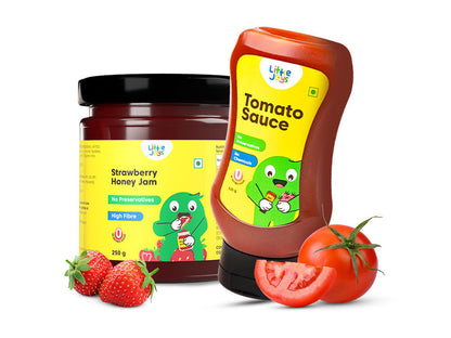 Tomato Sauce Squeeze + Strawberry Honey Jam