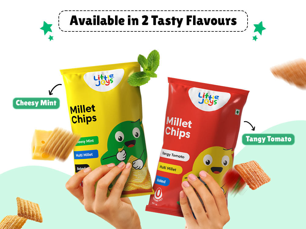 Millet Chips - Tangy Tomato: 40 g