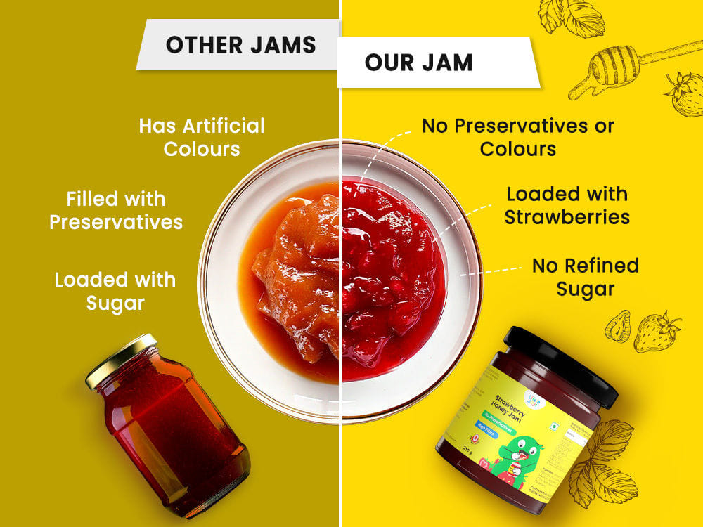 Strawberry Honey Jam 250g